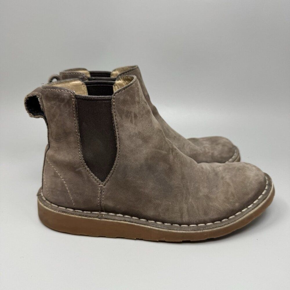 L.L.Bean Stonington Chelsea Boots Nubuck Leather Women's Shoes Size 7M